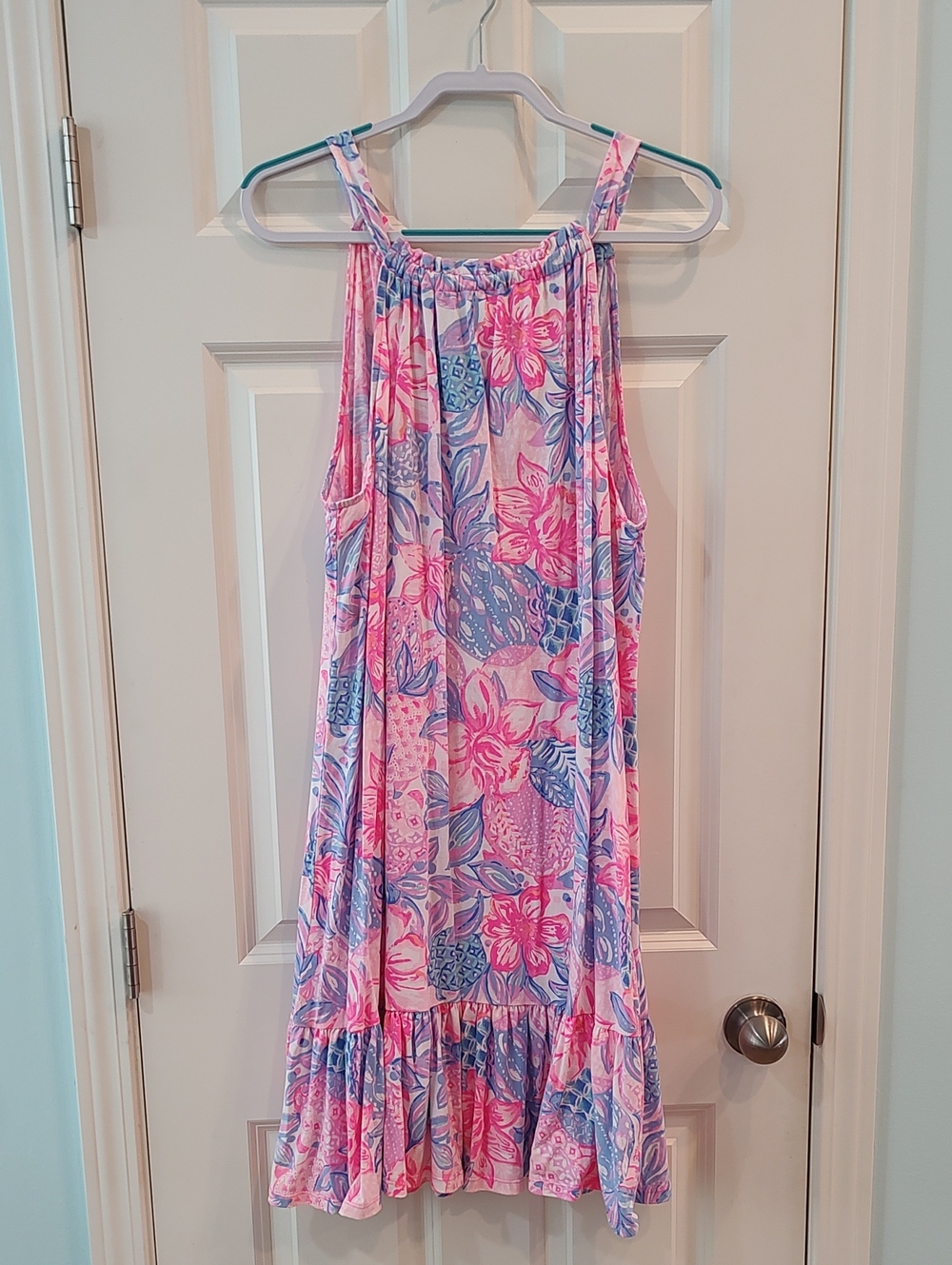 Lilly Pulitzer Pink & Blue Floral Sundress